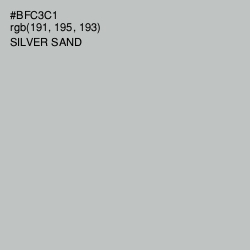 #BFC3C1 - Silver Sand Color Image